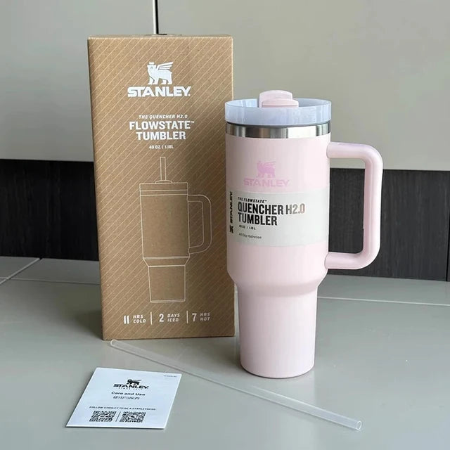 Original Stanley 40oz Tumbler With Handle With Straw