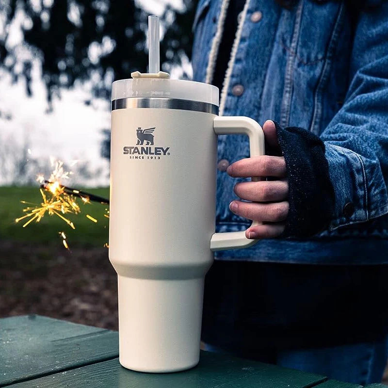 Original Stanley 40oz Tumbler With Handle With Straw