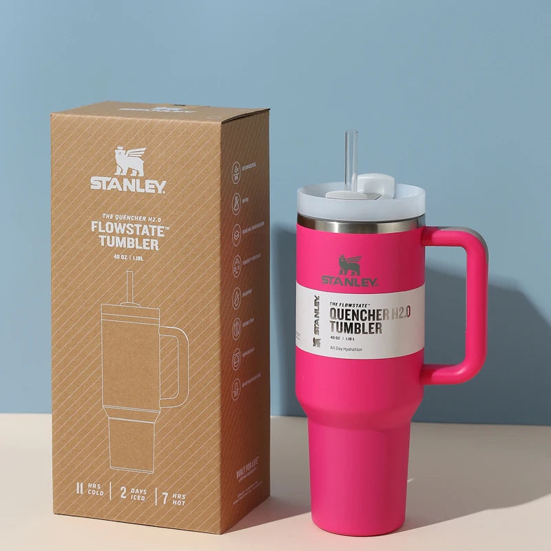 Original Stanley 40oz Tumbler With Handle With Straw
